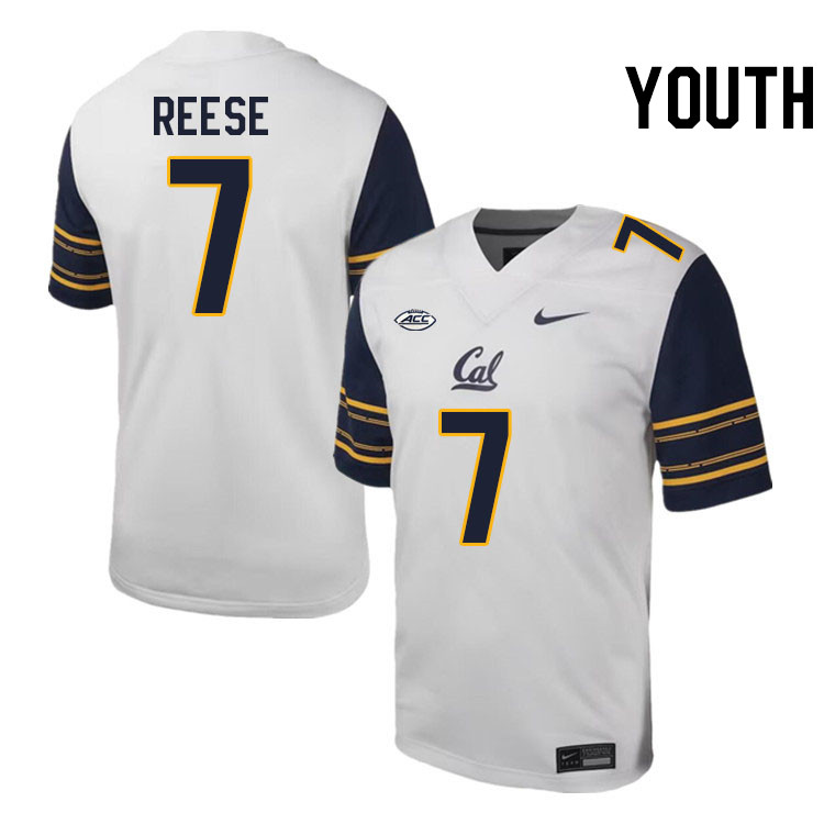 Youth #7 David Reese California Golden Bears ACC Conference College Football Jerseys Stitched Sale-W